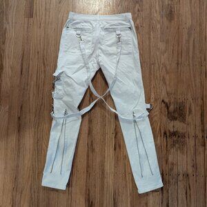 Tripp NYC White Bondage Pants